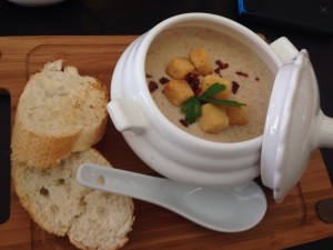 Bacon and Mushroom Soup