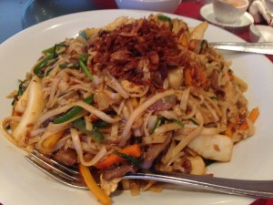 Lamien Noodles with Seafood