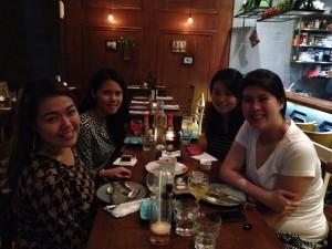 From L-R (Me, Lorina, Annika, and Jill)