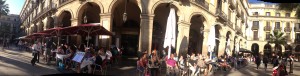 Panoramic shot of the Plaza