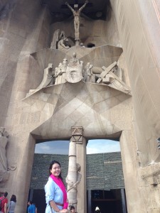 Back Part of Sagrada Familia