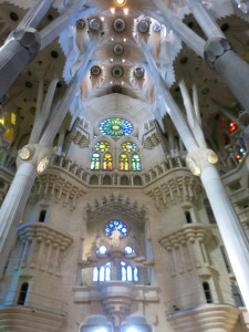 Inside Sagrada Familia